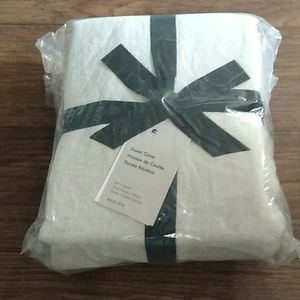 NEW UNUSED West Elm European Linen Duvet Cover Full/Queen
